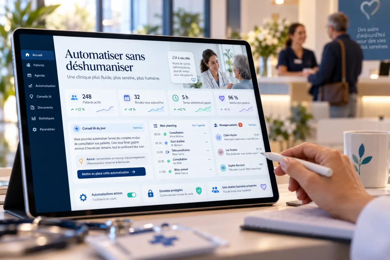 Automatiser un cabinet médical sans déshumaniser l’accueil