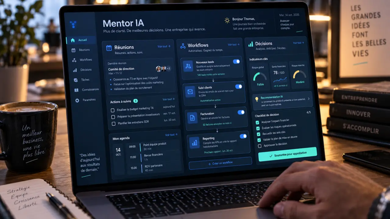 Quels outils IA choisir pour manager : réunions, workflows et décisions mieux sécurisés