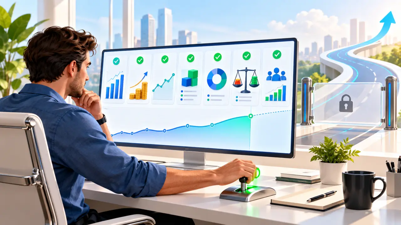 Tableau de bord financier affichant les indicateurs de marge d’une entreprise