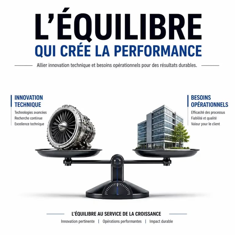 Équilibre entre innovation technique et besoins métiers pour un projet IA en entreprise